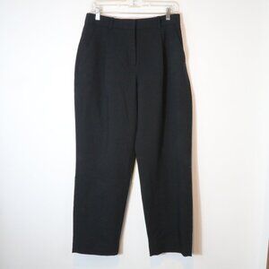 Abercrombie & Fitch Curve Love Tailored Trouser Pants Womens 8 Black High Rise